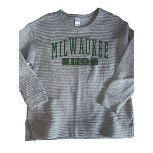 MILWAUKEE BUCKS NBA BASKETBALL sweatshirt top size Medium M